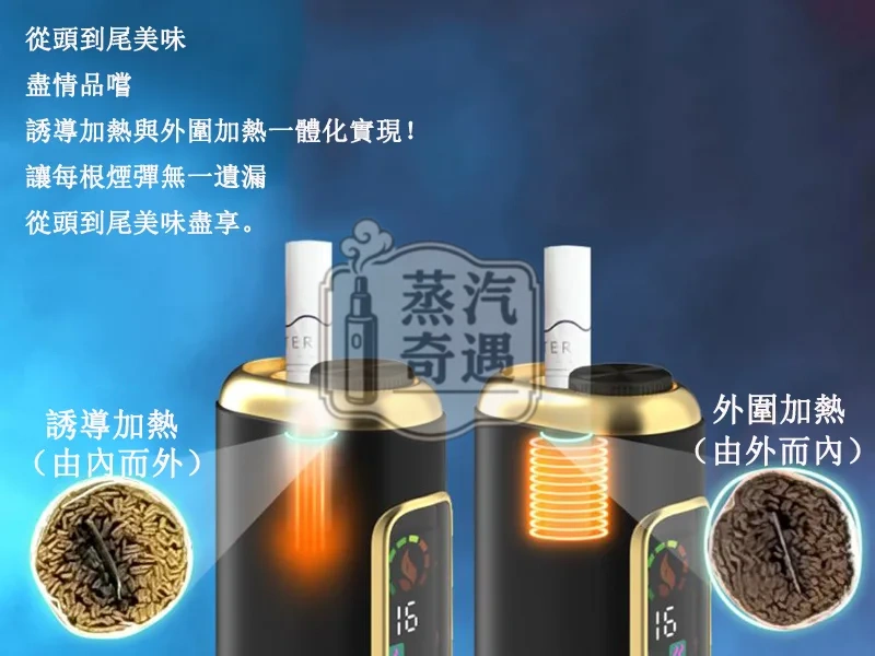 HITASTE F2主機 4色現貨 一支菸彈抽兩次 3200mAh大電量30支續航 TEREA/SENTIA專用 IQOS 二 回 機省錢神器