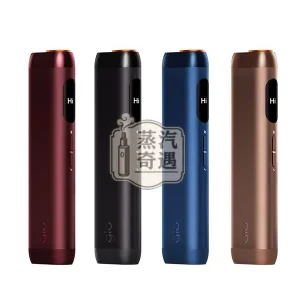 【黑色/紅色現貨】Glo HILO 一體式加熱菸主機｜TurboStart™ 5秒預熱、輕量75g、雙加熱模式、AMOLED螢幕